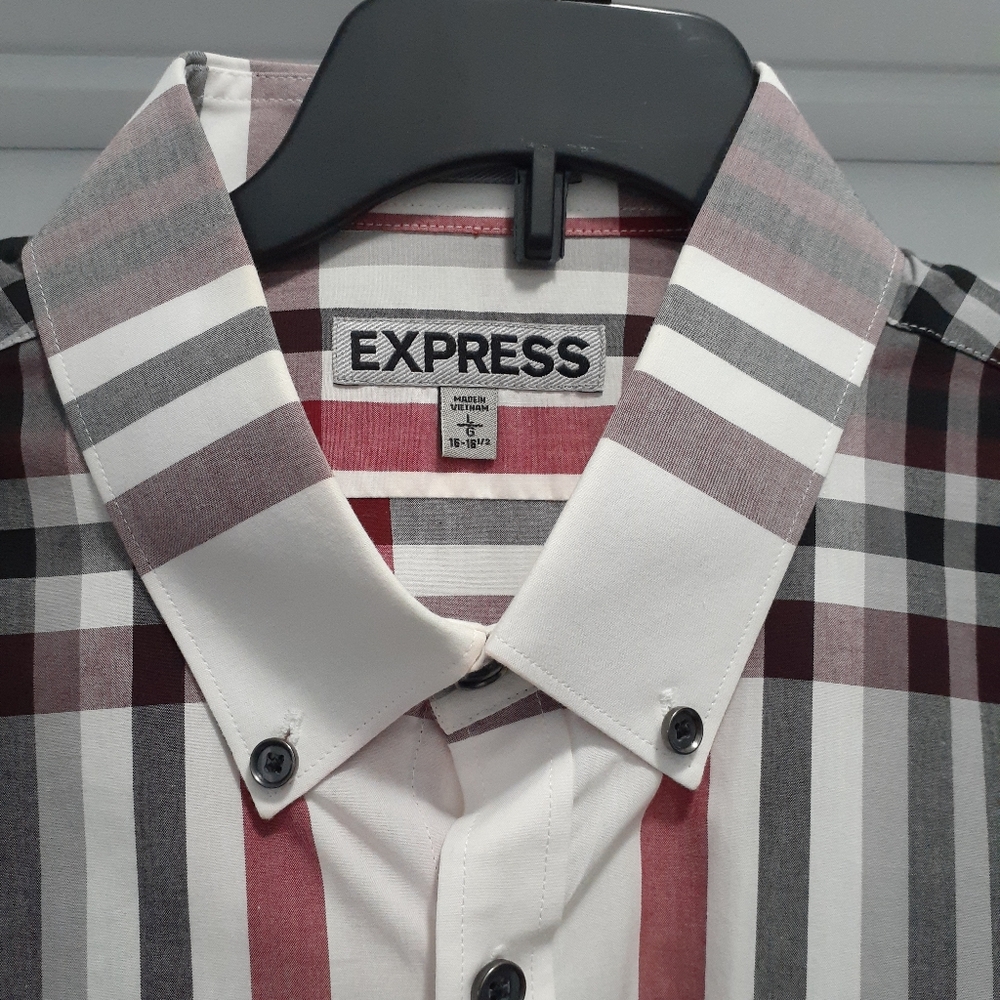 Mens Express button down dress shirt